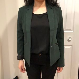 F21 Dark Green Blazer (Never Worn) Size Medium